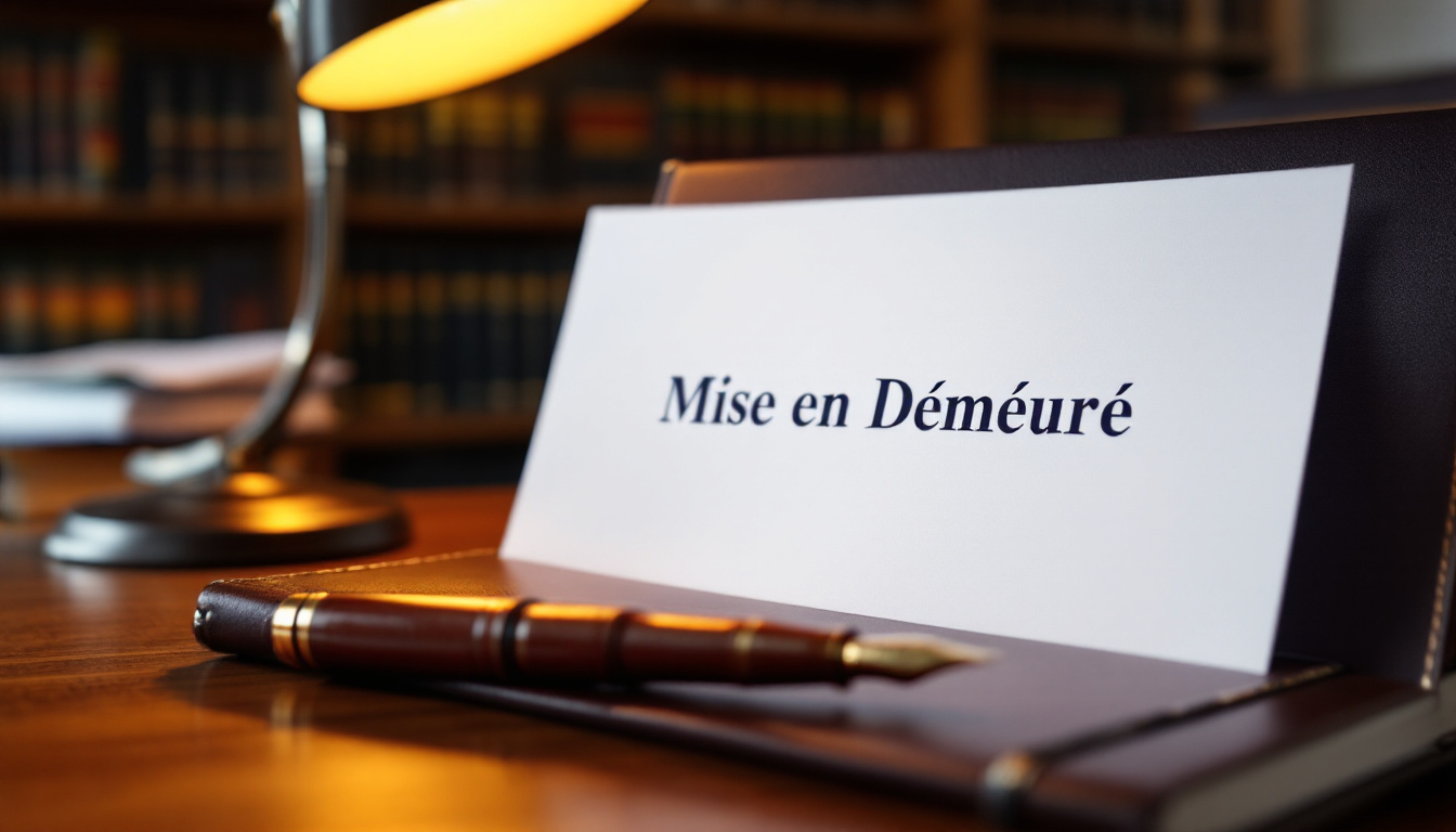 Qu'est-ce que la mise en demeure et quand l'utiliser